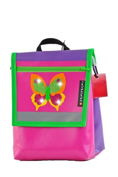 Kindergartenrucksack Schmetterling Emily Glitzer