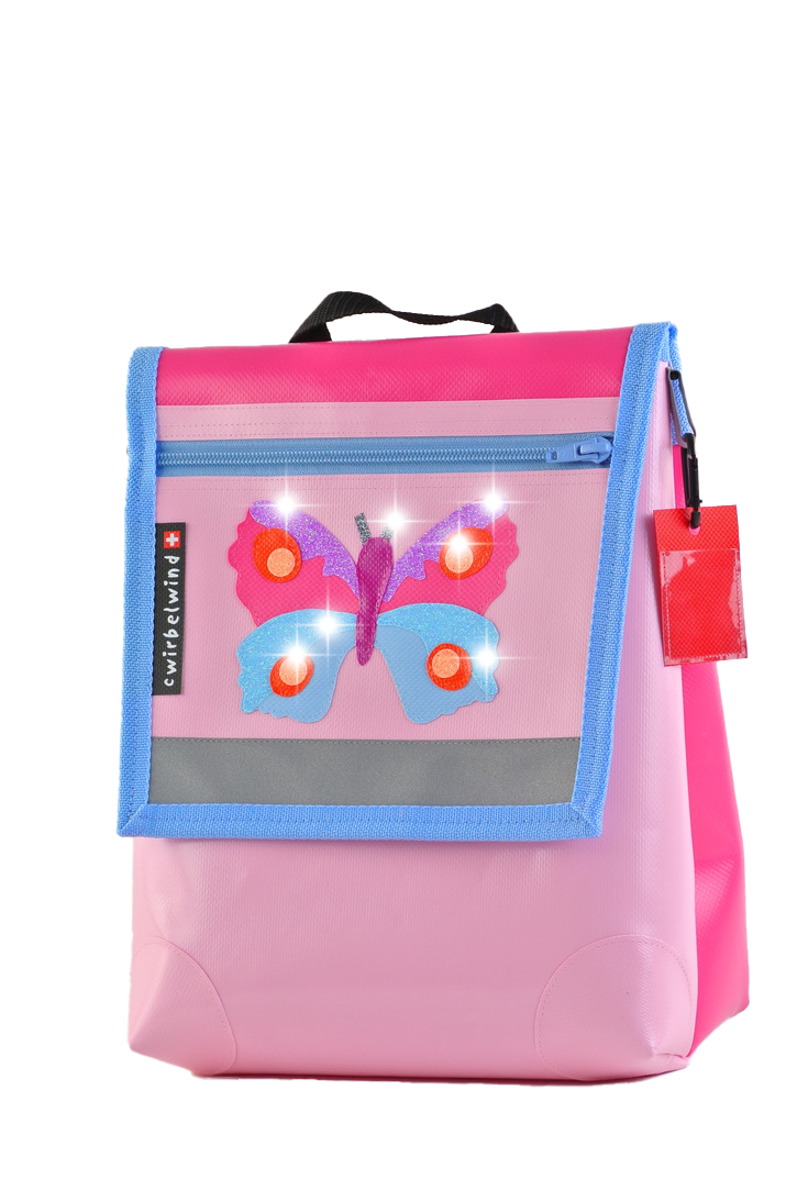 Kindergartenrucksack Farfalla Glitzer