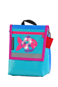 Kindergartenrucksack Glitzerfisch
