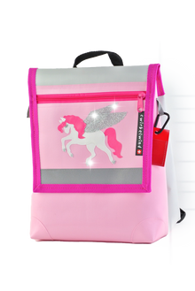 Kindergartenrucksack Glitzerlinie  Pegasus Glitzer