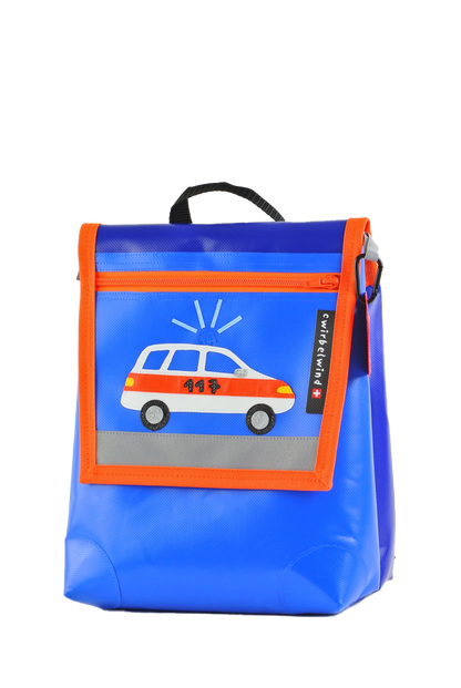 Kindergartenrucksack Polizeiauto