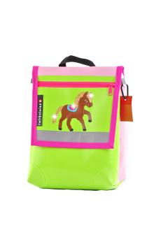 Kindergartenrucksack  Rössli Camilla grün Glitzer