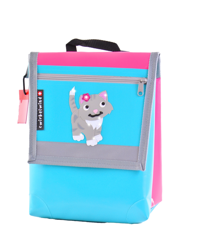 Kindergartenrucksack Katze Sandrina Glitzer