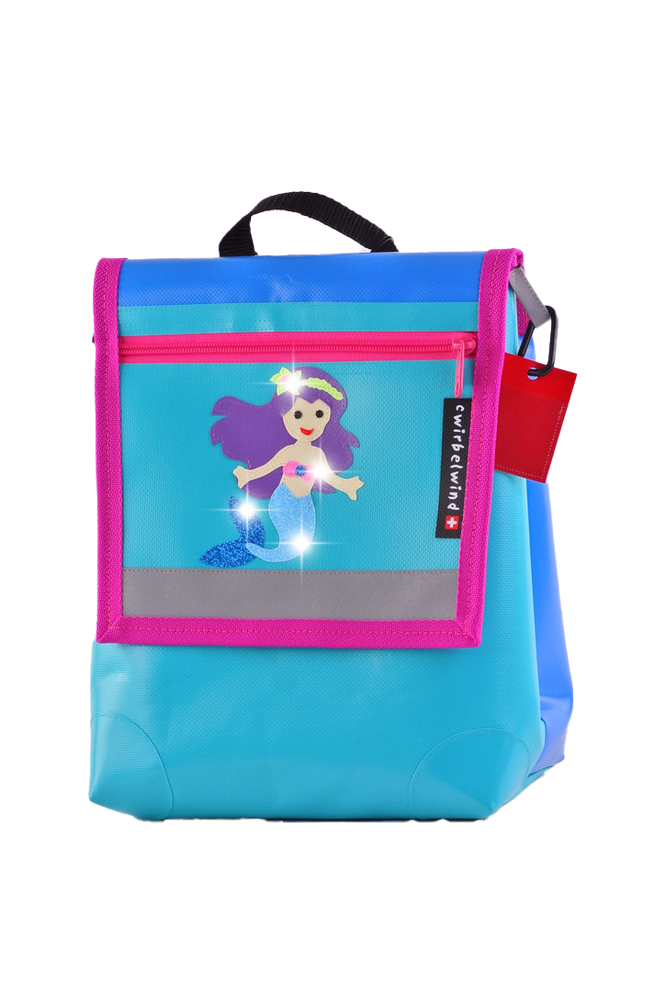 Kindergartenrucksack  Meerjungfrau Sirena Glitzer