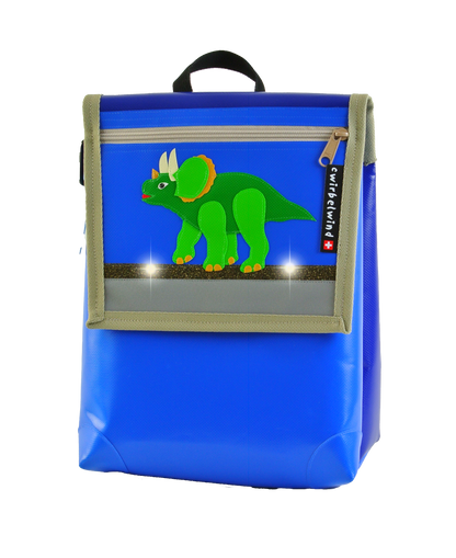 Kindergartenrucksack  Triceratops Glitzer