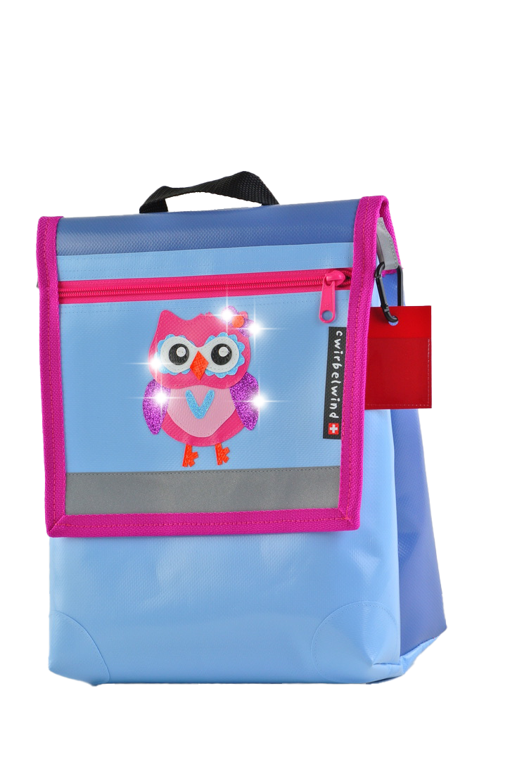 Kindergartenrucksack Eule Nelly Glitzer