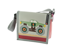 Kindergartentasche Monstertruck Pastell