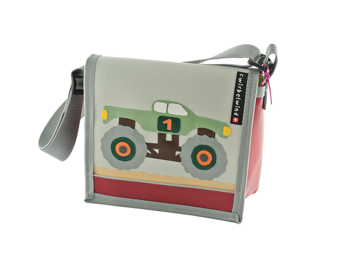 Kindergartentasche Monstertruck Pastell