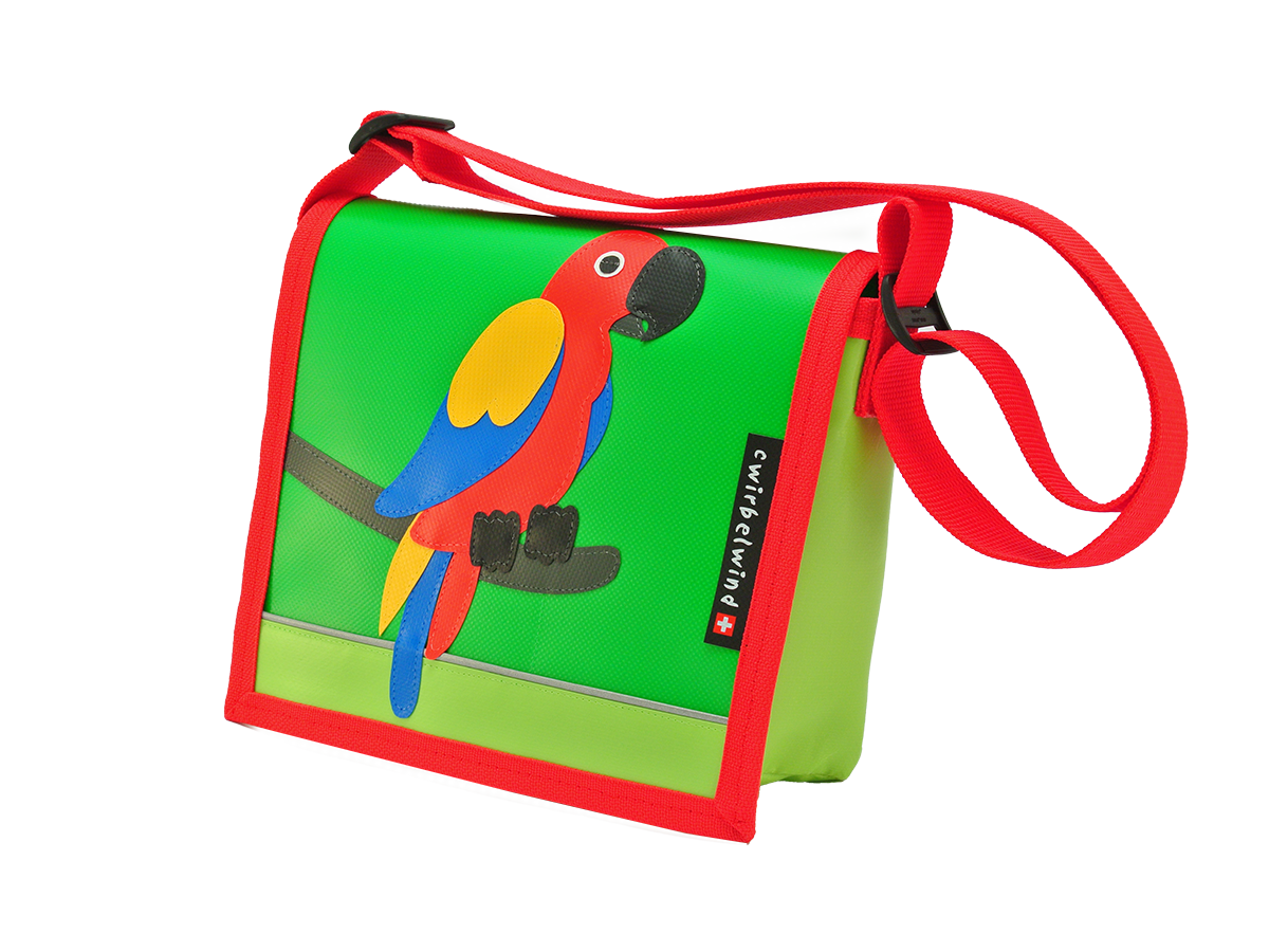 Kindergartentasche Papagei