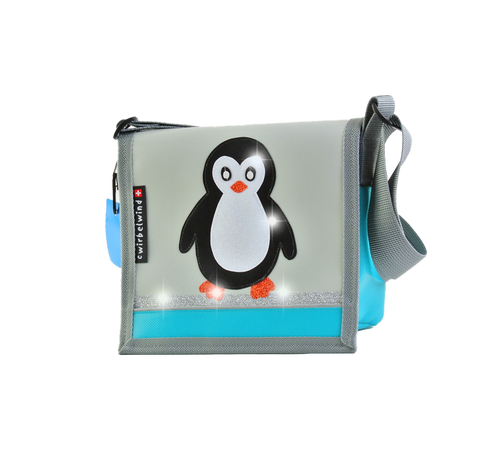 Kindergartentasche Pinguin 2 Glitzer