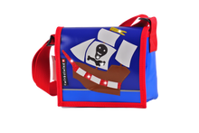 Kindergartentasche Piratenschiff Glitzer