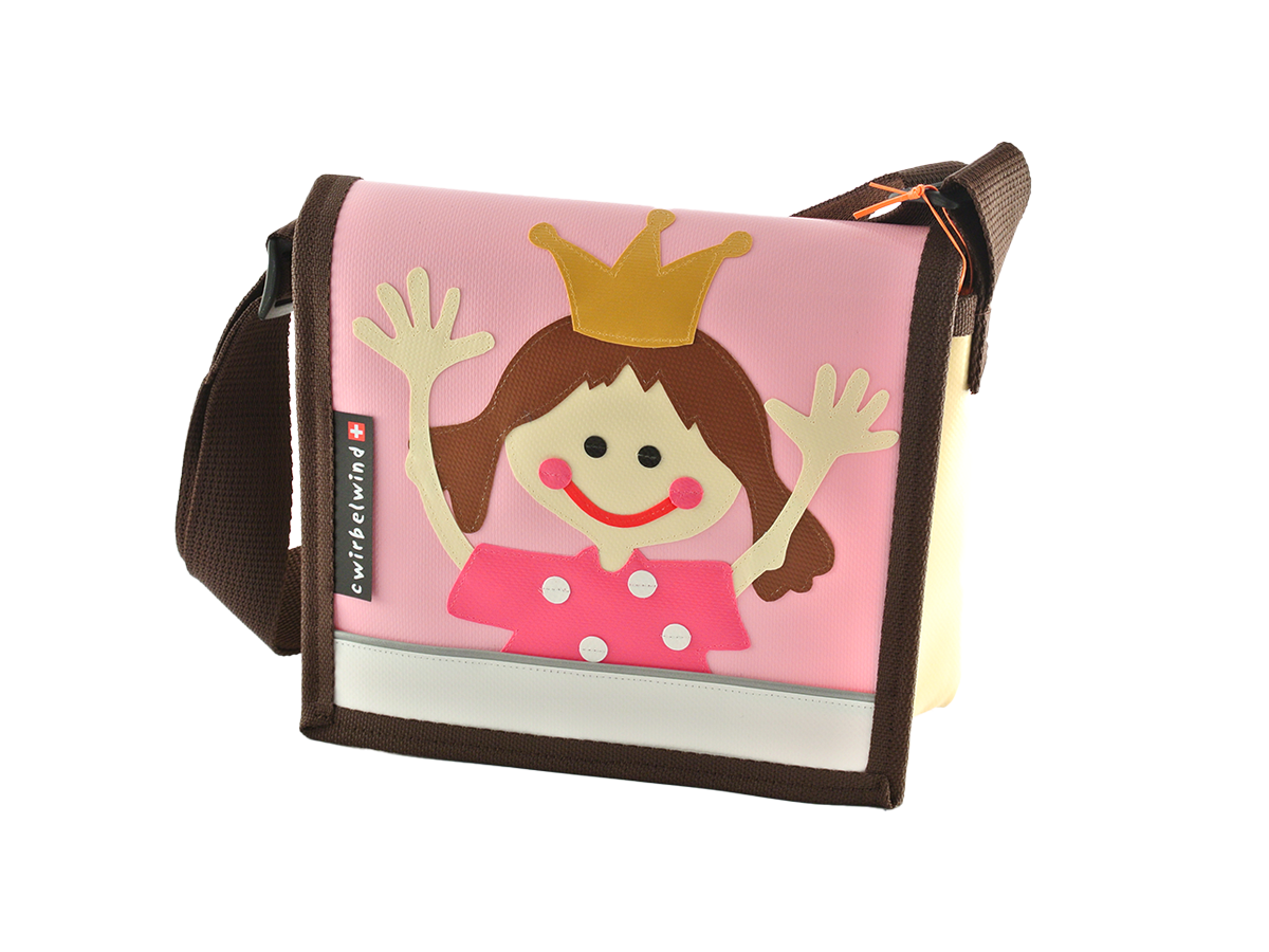 Kindergartentasche Lustige Prinzessin Pastell