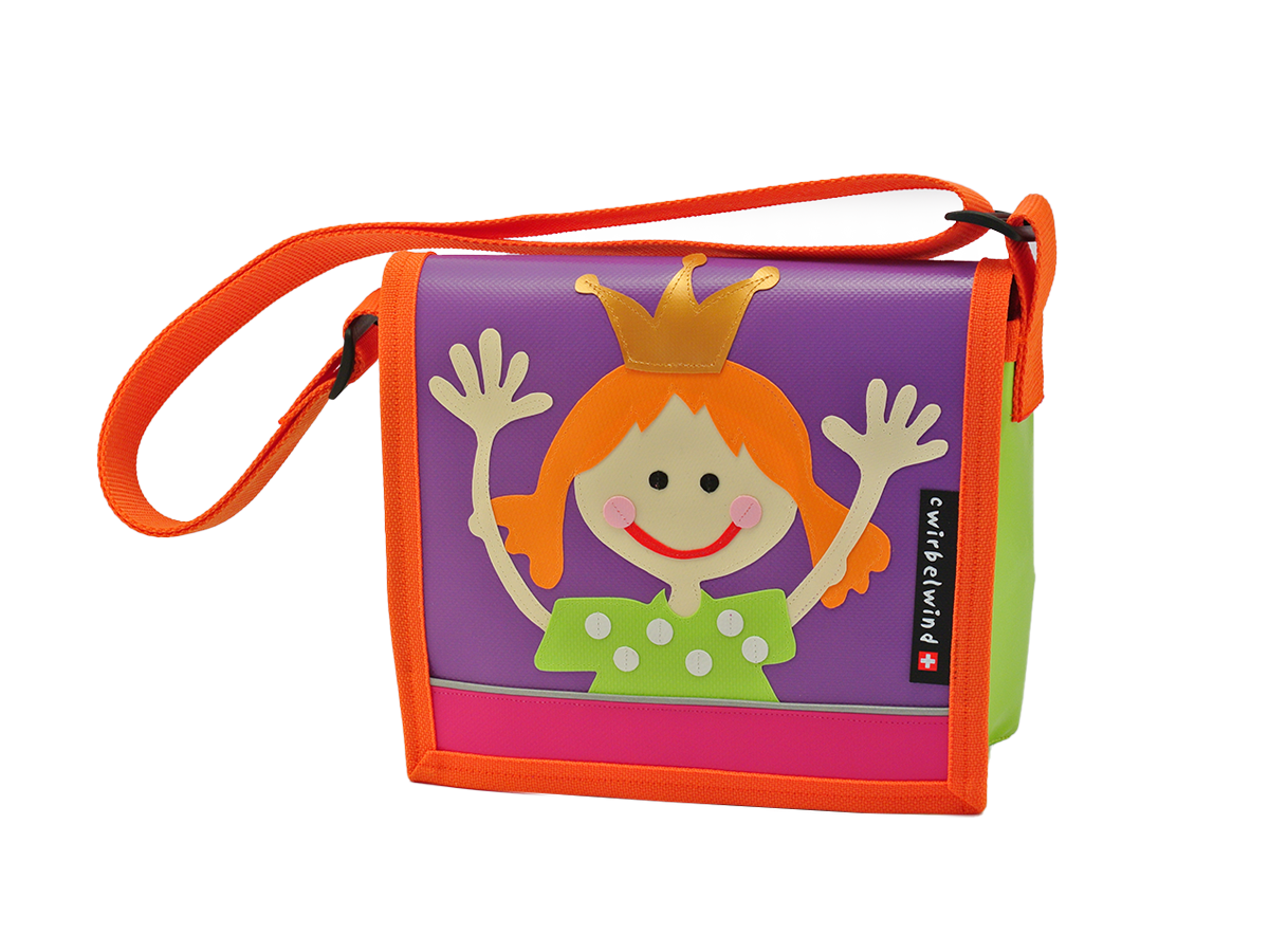 Kindergartentasche lustige Prinzessin
