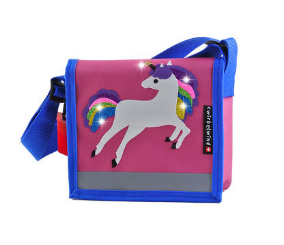 Kindergartentasche Unicorn Glitzer Canvas