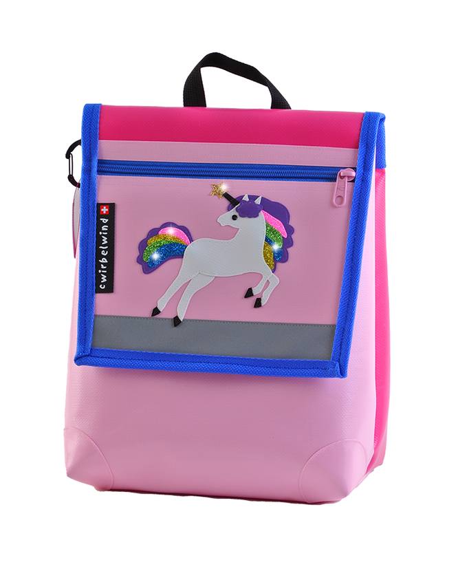 Kindergartenrucksack Unicorn Glitzer