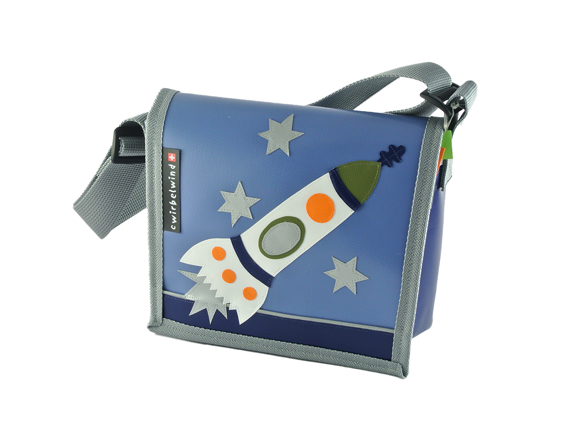 Kindergartentasche Rakete Pastell