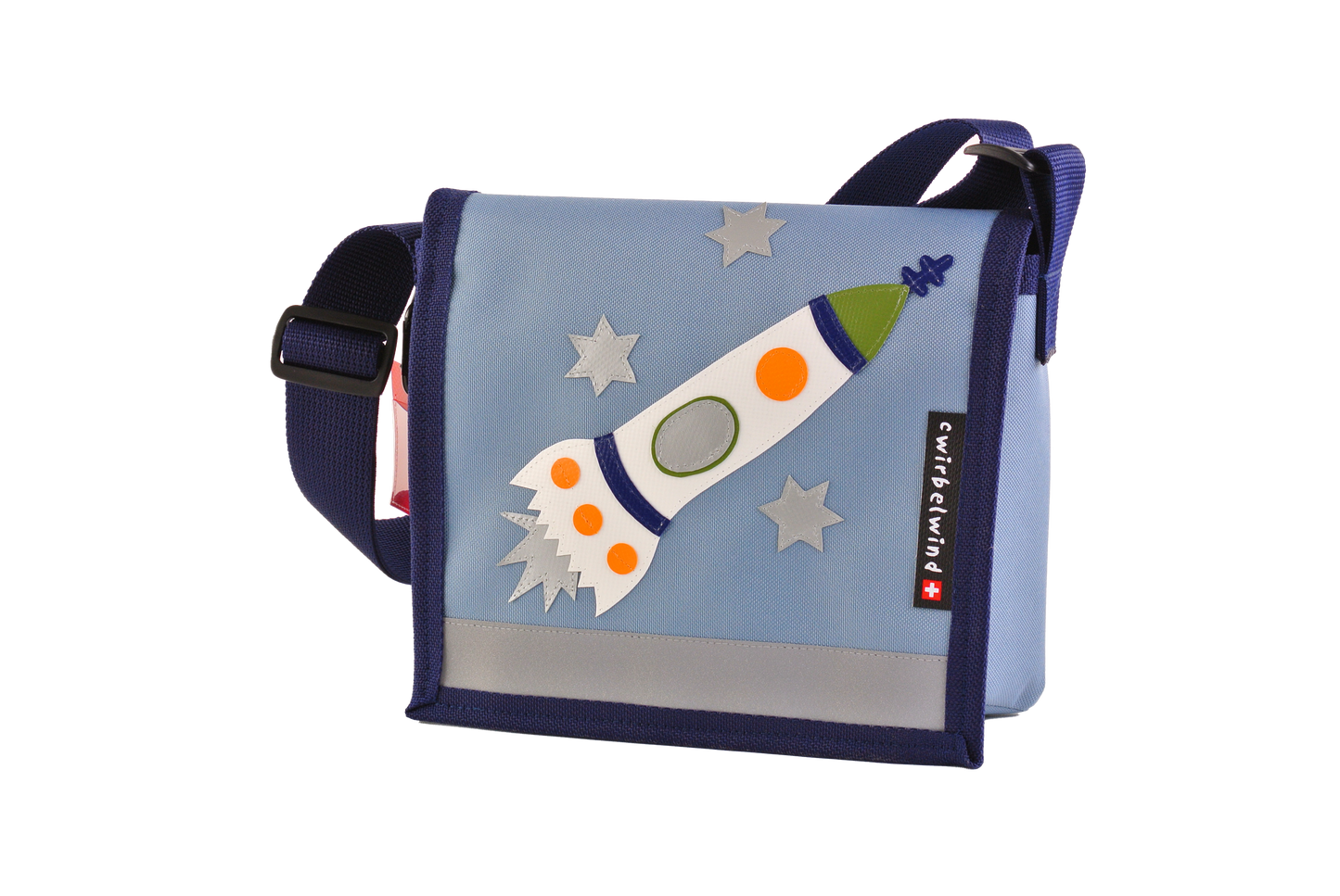 Kindergartentasche Rakete Pastell Canvas