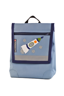 Kindergartenrucksack  Rakete Pastell Canvas