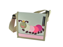 Kindergartentasche Raupe Pastell