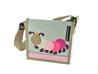 Kindergartentasche Raupe Pastell