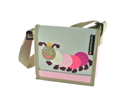 Kindergartentasche Raupe Pastell