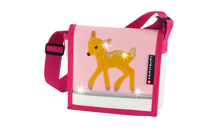 Kindergartentasche Rehkitz Glitzer
