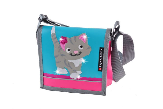 Kindergartentasche Katze Sandrina Glitzer