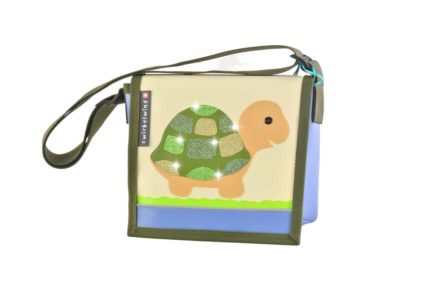 Kindergartentasche Tartaruga Pastell Glitzer