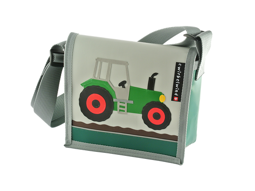 Kindergartentasche Traktor Pastell