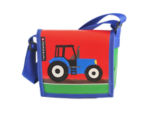 Kindergartentasche Traktor blau