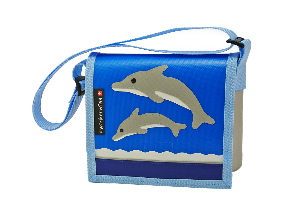 Kindergartentasche Doppeldelfin