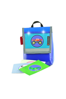 Kindergartenrucksack kreativ blau