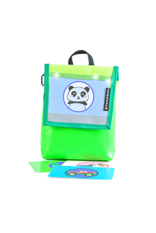 Kindergartenrucksack kreativ grün